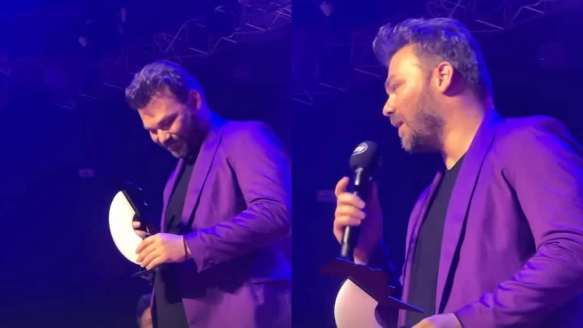 Mad VMA 2023: Με μαύρο φόρεμα γεμάτο κοψίματα -  Η αποκαλυπτική εμφάνιση της Ιωάννας Σαρρή στο πλευρό του Γιώργου Σαμπάνη