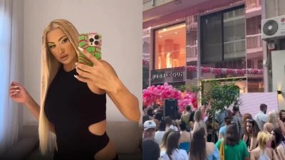 Ιωάννα Τούνη: Έχουν κλείσει την κυκλοφορία έξω από το κατάστημά της στη Θεσσαλονίκη - Χαμός με το party της εταιρείας της