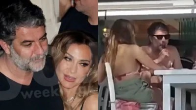 Σε ταβερνάκι στο Καβούρι μετά την παραλία - Τα τρυφερά τετ α τετ του Βασίλη Μπισμπίκη με την Δέσποινα Βανδή (Βίντεο)
