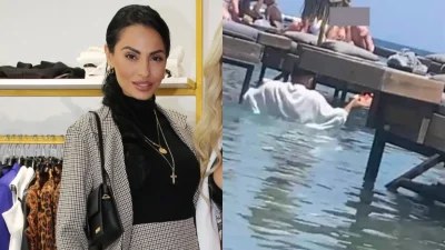 «Δεν πνίγεται ο άνθρωπος, δροσίζεται» - Ξέσπασε η Δήμητρα Αλεξανδράκη για τον σερβιτόρο στη Ρόδο που σέρβιρε στη θάλασσα