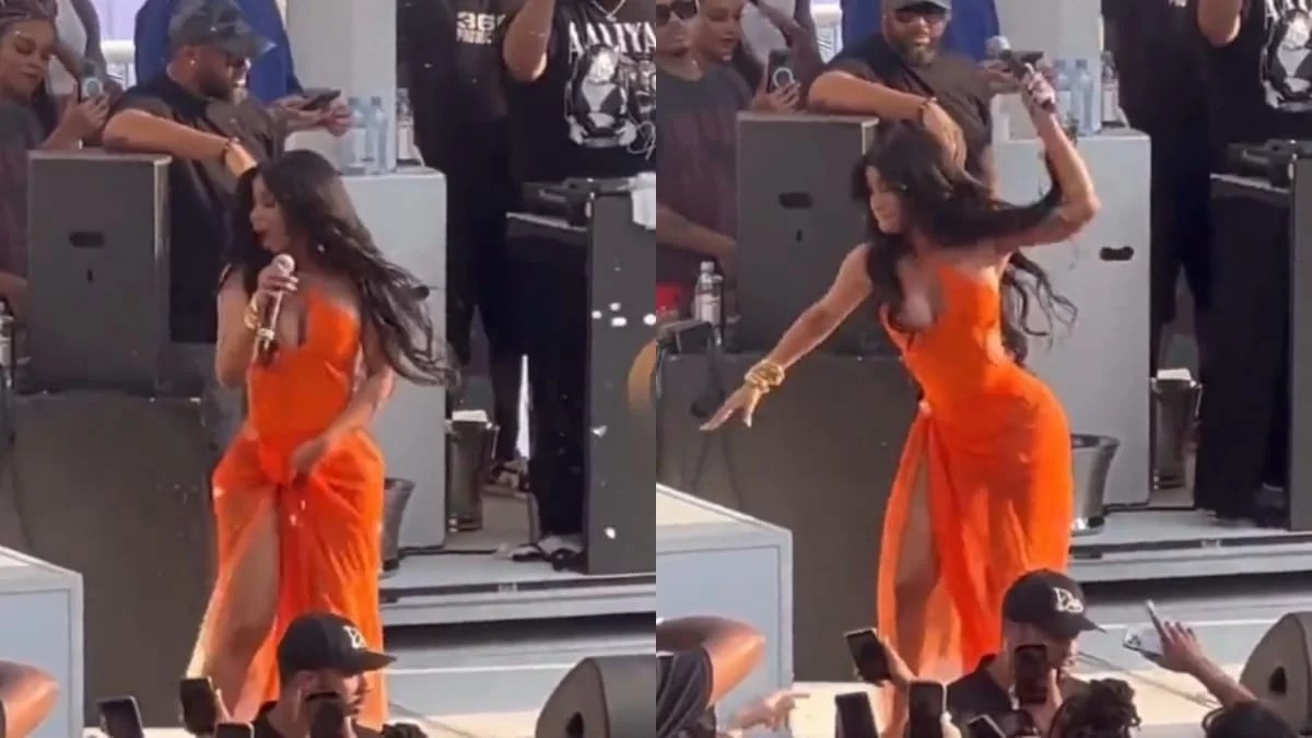 Σάλος σε συναυλία της Cardi B - Πέταξε το μικρόφωνο σε θαυμαστή της