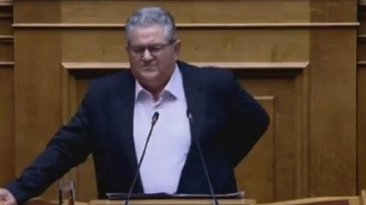 Σκηνές τρόμου στη Βουλή - Η στιγμή που ο Δημήτρης Κουτσούμπας κατέρρευσε