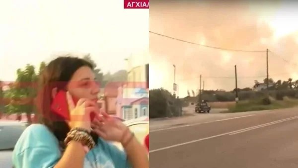 Φωτιά Αγχίαλος Μαγνησία: Ανατριχιαστικές εικόνες που θυμίζουν σκηνικά πολέμου - Έφευγαν κλαίγοντας οι κάτοικοι μετά τις πολλαπλές εκρήξεις