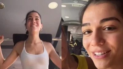 ''Στάζει'' στο γυμναστήριο του συντρόφου της η Μελίνα Νικολαΐδη  - Απίστευτα γραμμωμένοι οι κοιλιακοί της (Βίντεο)