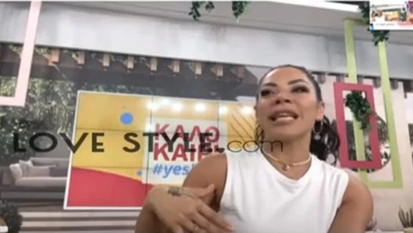 Ξετρελαμένη η Μαριάντα Πιερίδη - Ο γιος της ''εισέβαλλε'' στο πλατό την ώρα που έδινε συνέντευξη