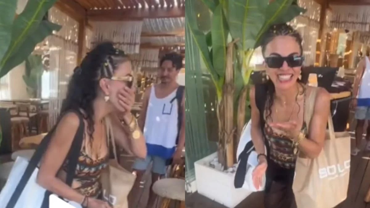 «Είσαι μ@λ@κ@ς;» - ''Εγκεφαλικό'' για τη Σολωμού τη στιγμή που ο Μente Fuerte τη μπουγέλωσε σε beach bar μπροστά σε κόσμο (Βίντεο)