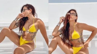 «Ευρυδίκη μου ο χωρισμός με τον Κωνσταντίνο σου πήγε βρε αγάπη μου» - Η εκρηκτική topless φωτογραφία της Βαλαβάνη από την Τήνο και τα σχόλα που ακολούθησαν