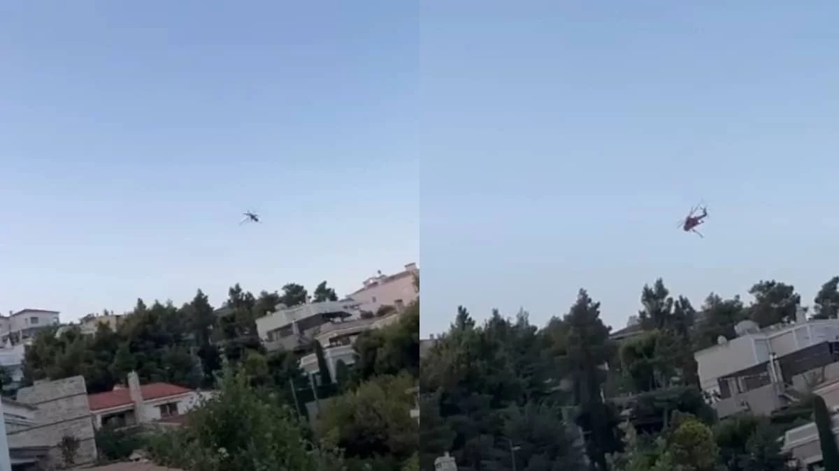 Συναγερμός στην πυροσβεστική - Φωτιά σε δασική έκταση της Κηφισιάς (Βίντεο)