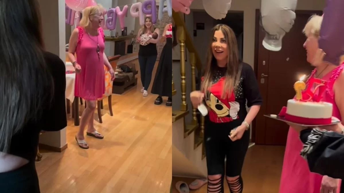 Με την εγγονή της αγκαλιά - Το party έκπληξη, Κιουρτσάκη, Παπαδόπουλου και Χριστοφόρου στην Άντζελα Δημητρίου για τα γενέθλια της