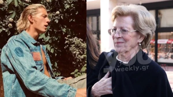 Αγκαλιά με την γιαγιά του στις Σπέτσες ο Κωνσταντίνος Αλέξιος - Η συγκινητική φωτογραφία του εγγονού του τέως βασιλιά Κωνσταντίνου με την σύζυγό του, Άννα Μαρία