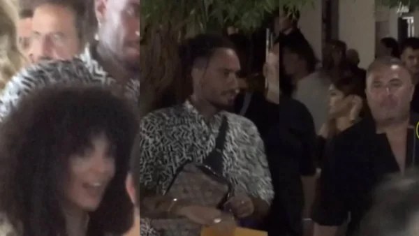 Όλα τα βλέμματα στις σακούλες που κρατούσαν - Έκαναν αγορές αξίας Ρέμος & Mente Fuerte σε μαγαζί της Μυκόνου