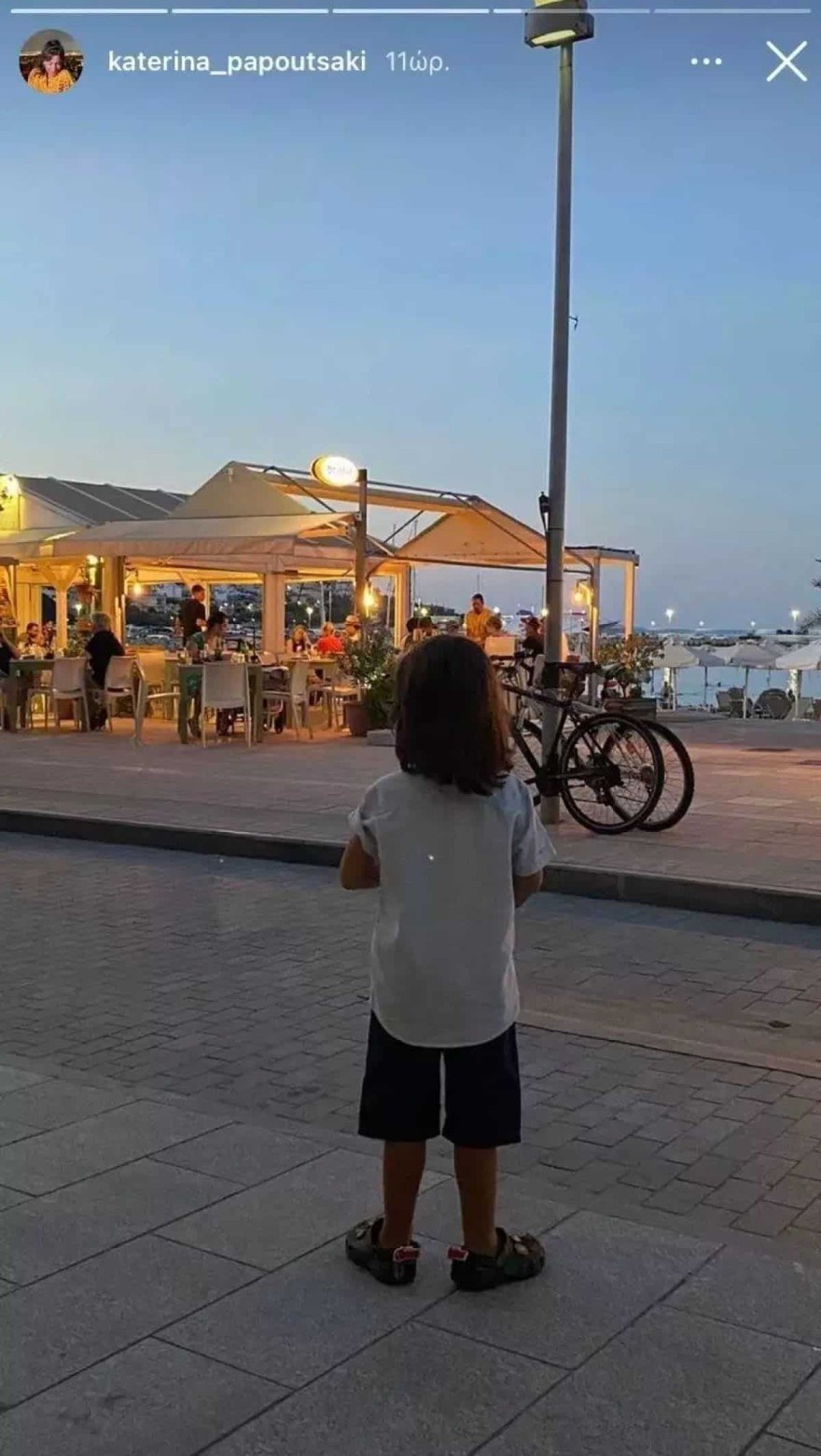 Κατερίνα Παπουτσάκη γιος