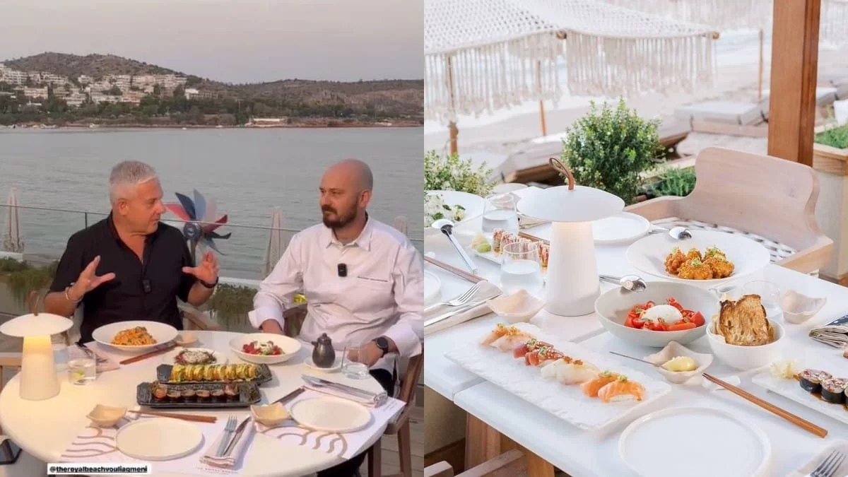 Ο Τάσος Δούσης προτείνει να δοκιμάσεις το νέο γαστρονομικό concept του The Royal Beach Vouliagmeni Club