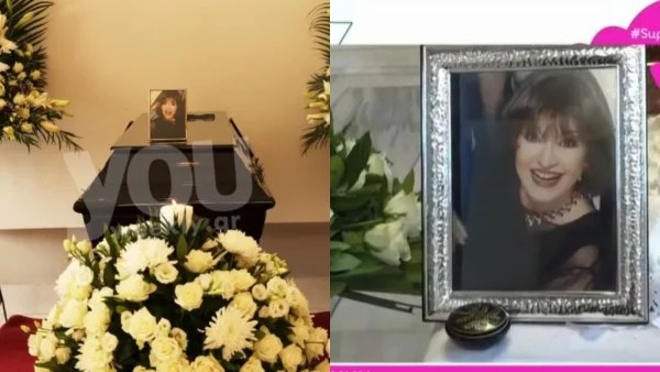 Συγκίνηση στο μνημόσυνο της Μάρθας Καραγιάννη: Το κουτάκι με το τελευταίο κομμάτι της ηθοποιού που κράτησαν οι φίλοι της