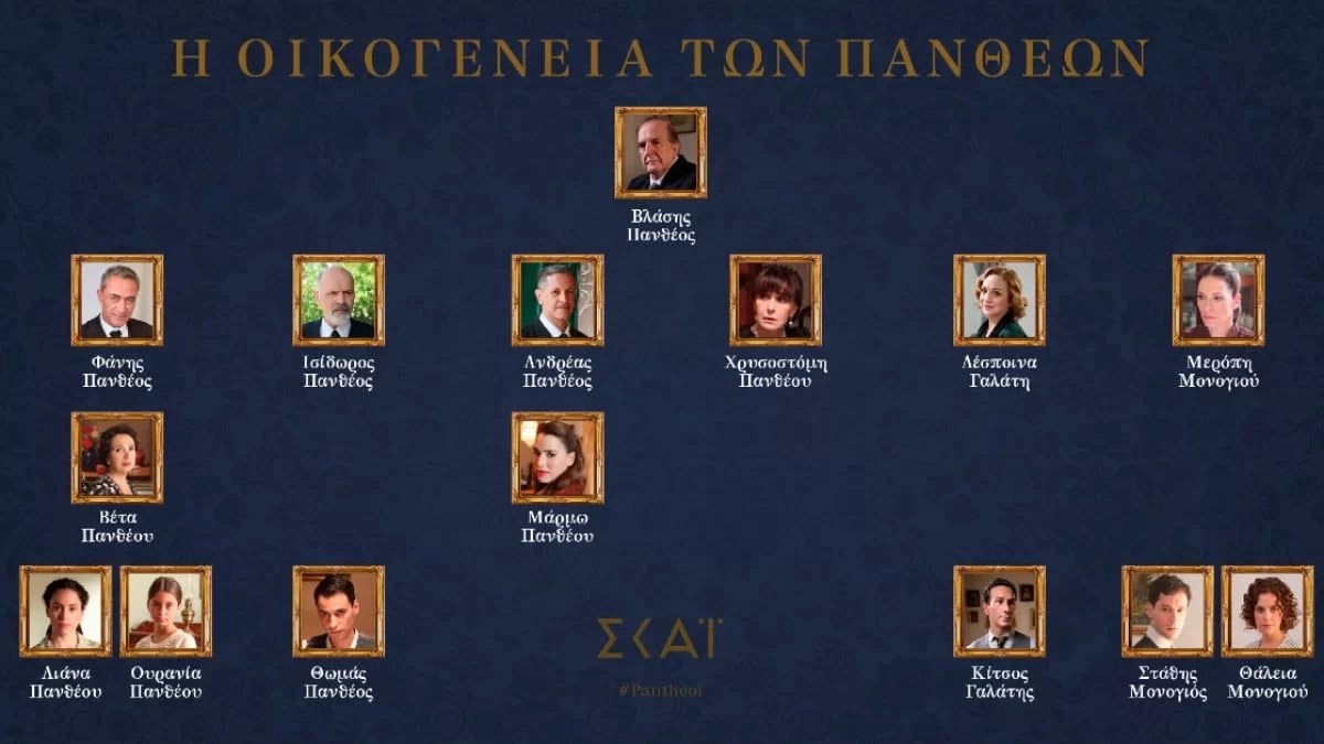 Οι Πανθέοι: Γνωρίστε τους χαρακτήρες της νέας σειράς του ΣΚΑΙ