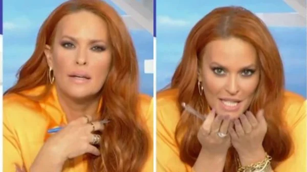 «Όποιος θέλει να βγει, ας βγει! Και εγώ περιμένω να ακούσω» - Ασύλληπτο ξέσπασμα από την Χρηστίδου στο πλατό του MEGA