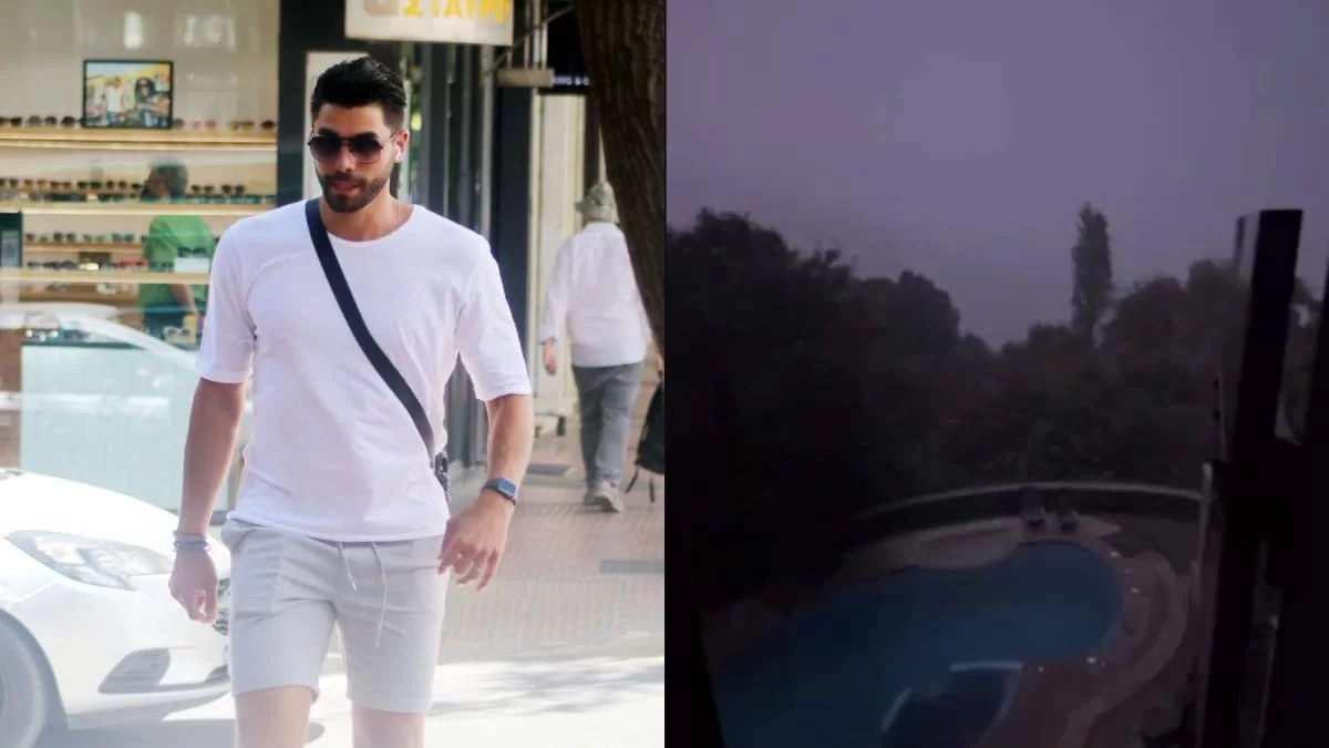 Δύσκολες ώρες για τον Παναγιώτη Βασιλάκο - Έχει εγκλωβιστεί στο Πήλιο σε ξενοδοχείο με πισίνα (Βίντεο)
