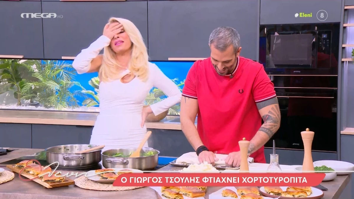 «Στους 200 βαθμούς έχουμε προθερμάνει τον...» - Η επική ατάκα της Ελένης Μενεγάκη στον αέρα της εκπομπή της "Ελένη"