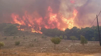 Φωτιά στη Ζάκυνθο - Η ανακοίνωση της Πυροσβεστικής