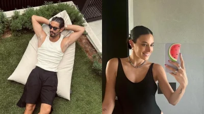 Με γυάλινη σκάλα, βιομηχανικό δάπεδο & ολόμαυρη κουζίνα - Η πολυτελής μεζονέτα του μένει ο Καράβας και η Ψαρρού (Βίντεο)