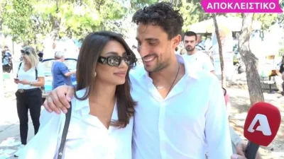 «Έχουμε εκτεθεί» - Η αμήχανη απάντηση του Σάκη Κατσούλη για τον γάμο με την Μαριαλένα Ρουμελιώτη