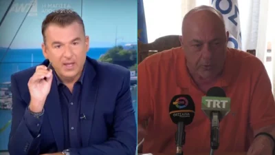 «Ντροπή! Να φτύσουν ροχάλες και να τους κάνουν τηγανιτούς σε ένα τηγάνι;» - Σε έξαλλη κατάσταση ο Γιώργος Λιάγκας με την λεκτική επίθεση του Μπέου στους δημοσιογράφους
