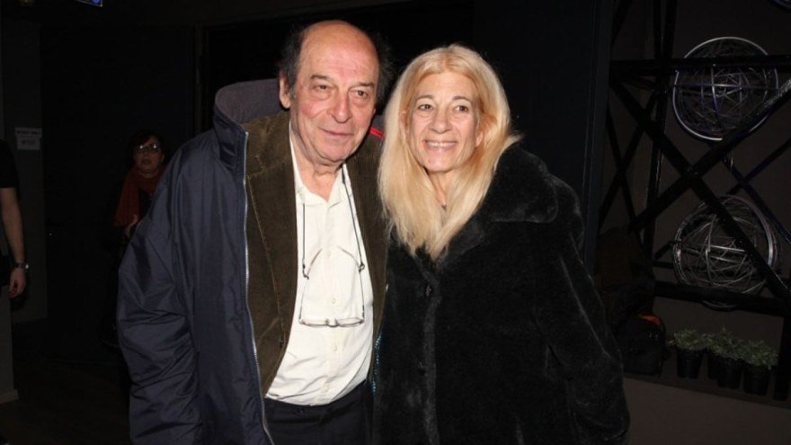 Ο Μανουσάκης με την γυναίκα του 