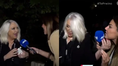 Σπάνιες δηλώσεις της Ρούλας Κορομηλά στην κάμερα του Πρωινού - Εντυπωσιακά ντυμένη με μαύρο κοστούμι