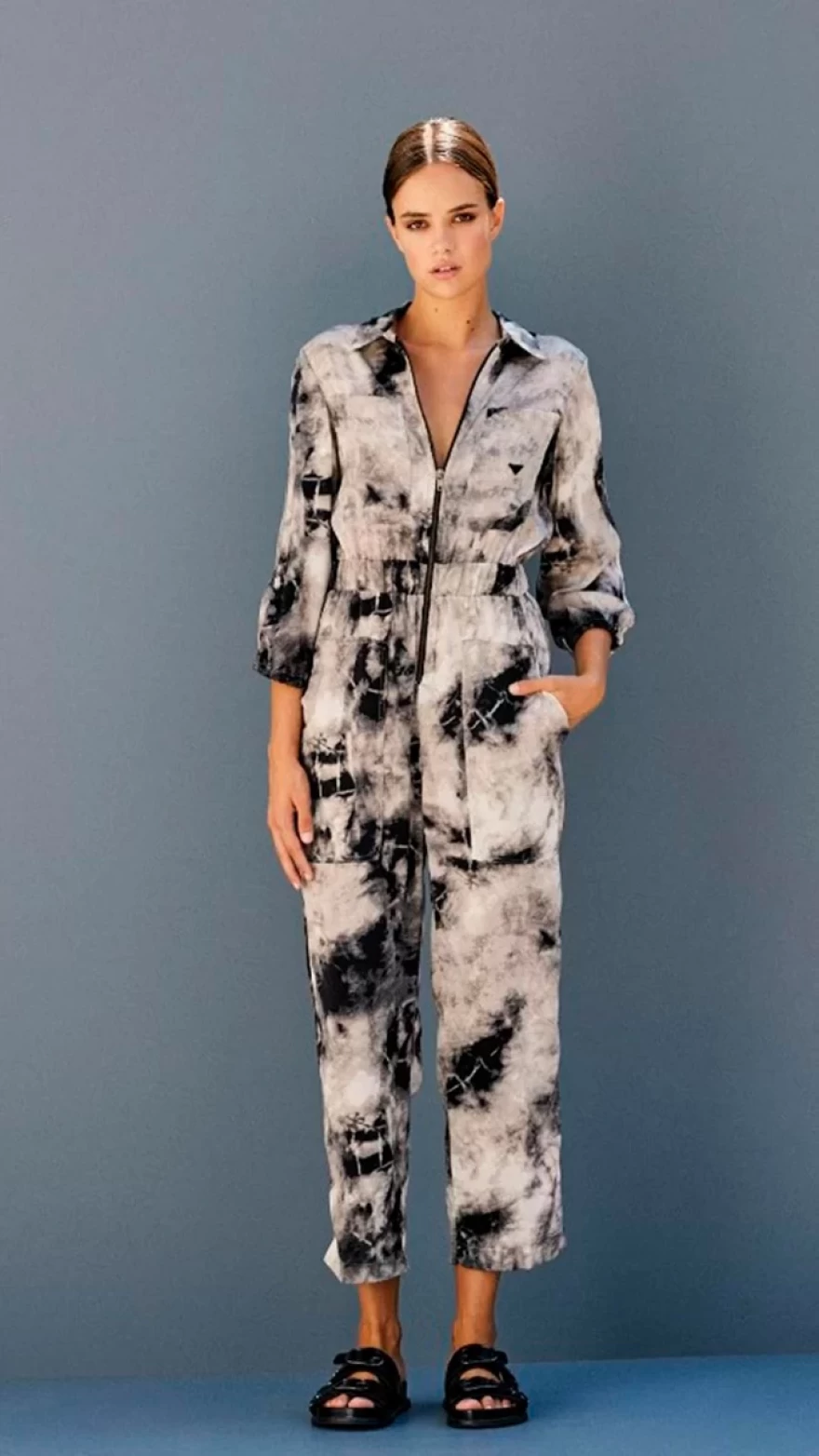 tie-dye jumpsuit