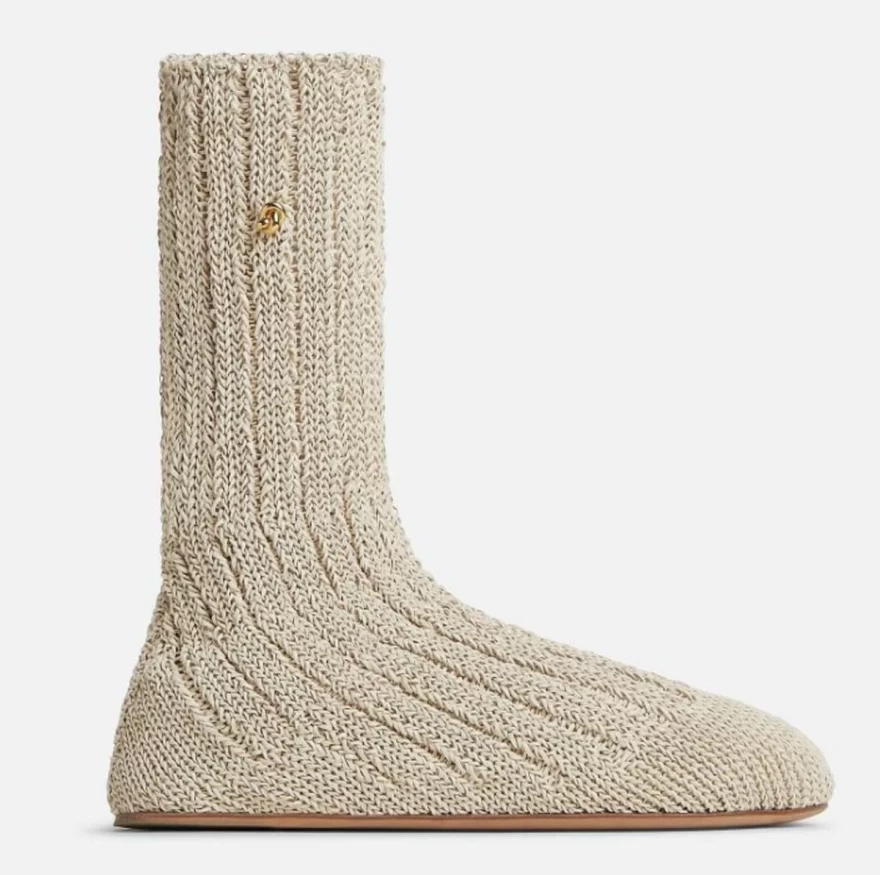 knit boots bottega veneta