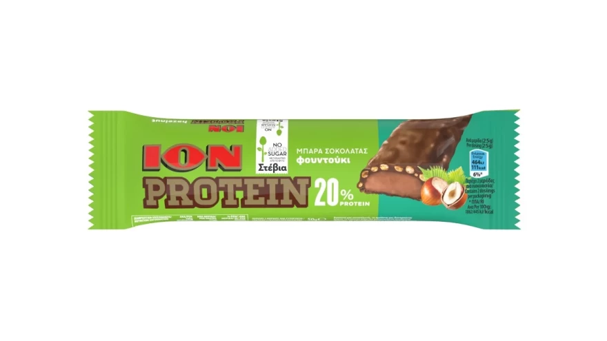 Ion Protein τώρα και με Stevia!