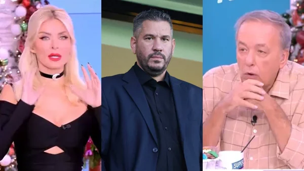 «Ας πάρουμε τηλέφωνο τον Χάρη να πει αν λύγισε η υπομονή του ρε παιδιά!» - Αλαλούμ στο Super Κατερίνα με Καινούργιου & Μικρούτσικο για τον Λεμπιδάκη