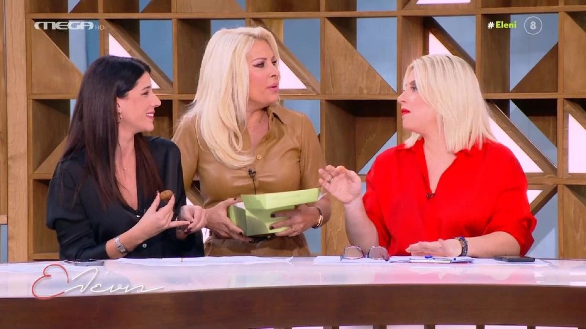 Μοίραζε μελομακάρονα και υπονοούμενα - Διαφορετική η Ελένη Μενεγάκη στην έναρξη της εκπομπής της σήμερα (13/11)