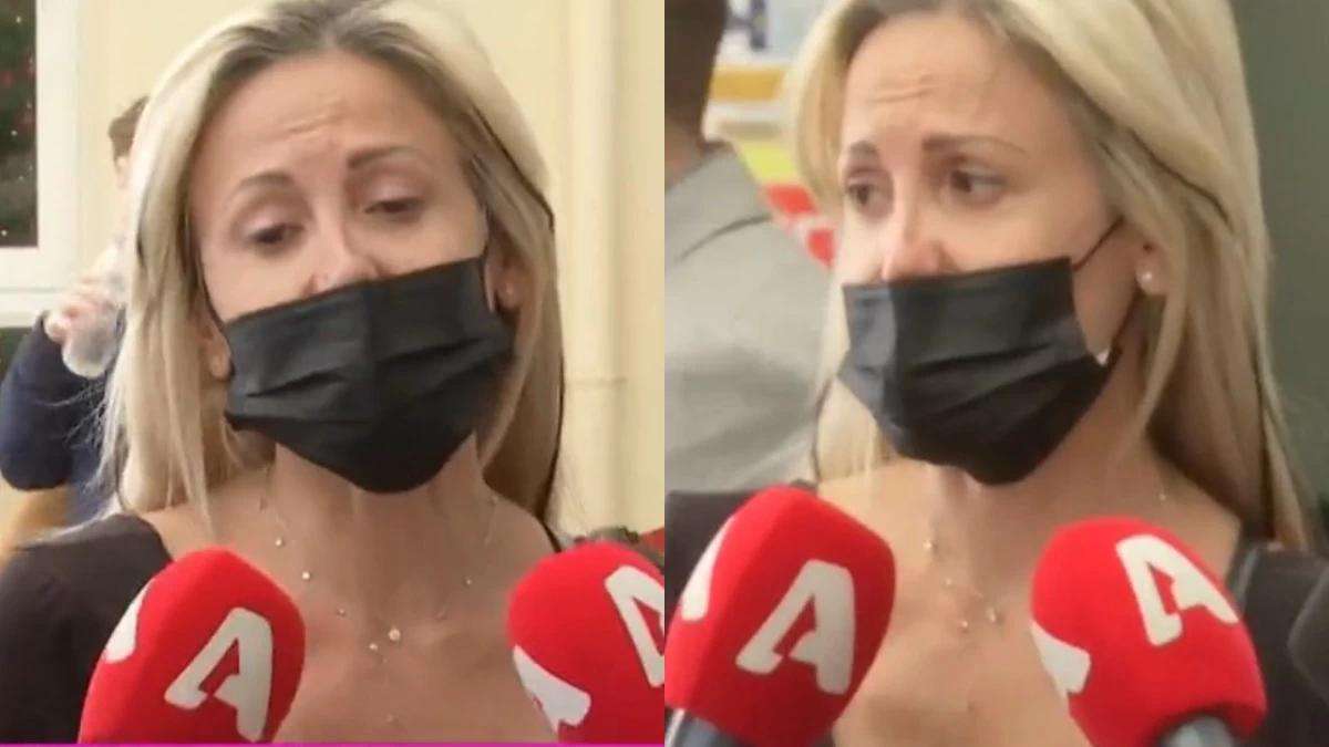 «Δεν είμαι καλά» - Η εικόνα της Άννας Φλωρινιώτη έξω από το νοσοκομείο που πέθανε ο αδερφός της