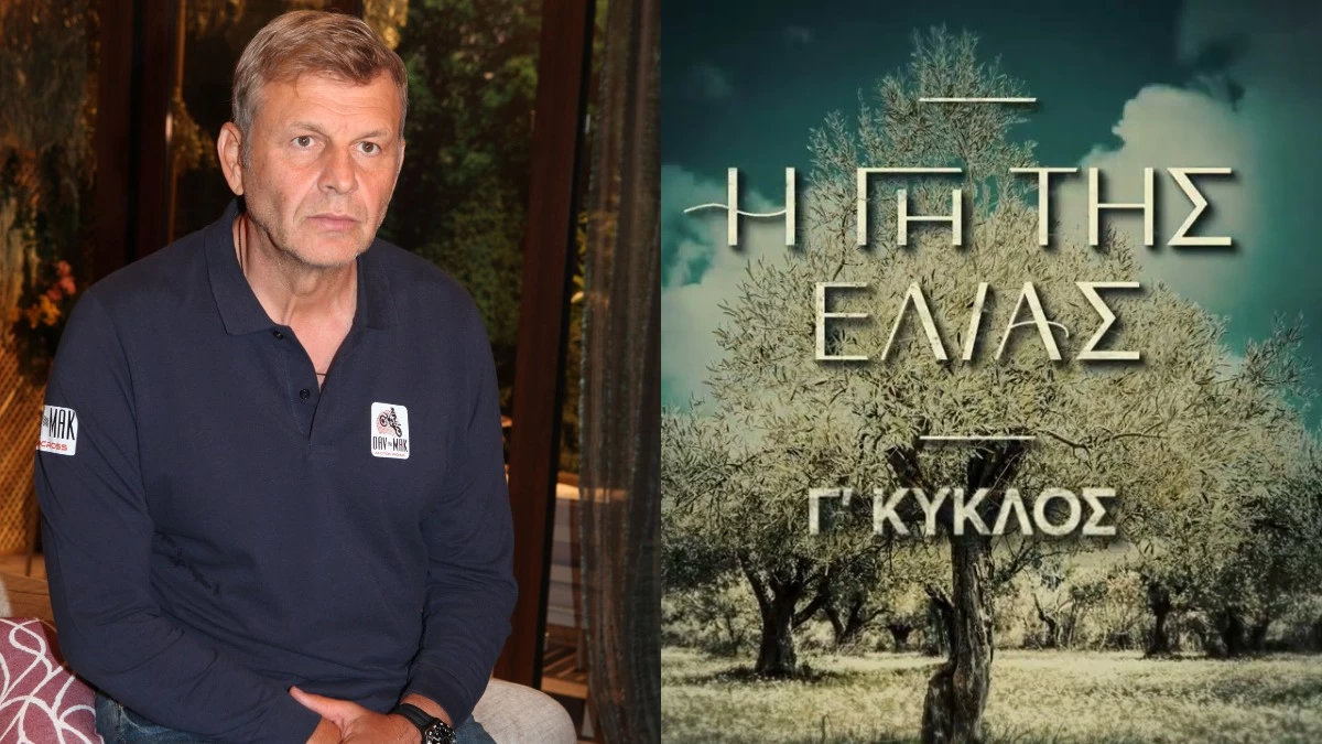 Η Γη της Ελιάς: Ο Απόστολος Γκλέτσος ''εισβάλλει'' στη σειρά - Τα πρώτα γυρίσματα με την Άντζελα Γκερέκου