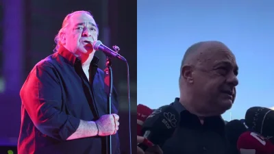 Βασίλης Καρράς: Καταρρακωμένος ο Αχιλλέας Μπέος στην εξόδιο ακολουθία - «Ο κόσμος κλαίει μέσα στην εκκλησία»