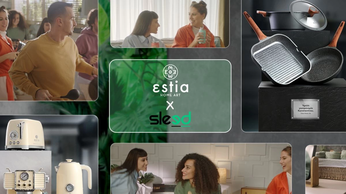 Sleed & Estia Home Art σε νέα 360° καμπάνια