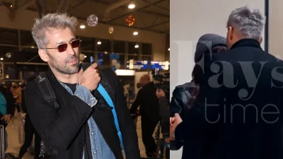 Αλέξης Παππάς: Τα τρυφερά τετ α τετ με την σύντροφό του στους διαδρόμους της Acun media πριν φύγει για το Survivor 2024