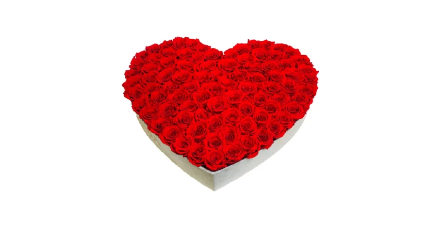 heart roses