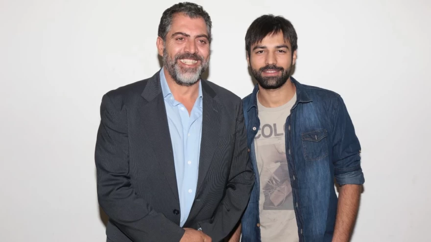Ο Κούλλης Νικολάου και ο Αντρέας Γεωργίου την εποχή που συστήθηκαν στο ελληνικό κοινό