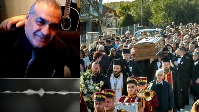 Βασίλης Καρράς: «Είναι μία πληγή που δεν κλείνει» - Συντετριμμένος ο αδερφός του μετά το 40ήμερο μνημόσυνο