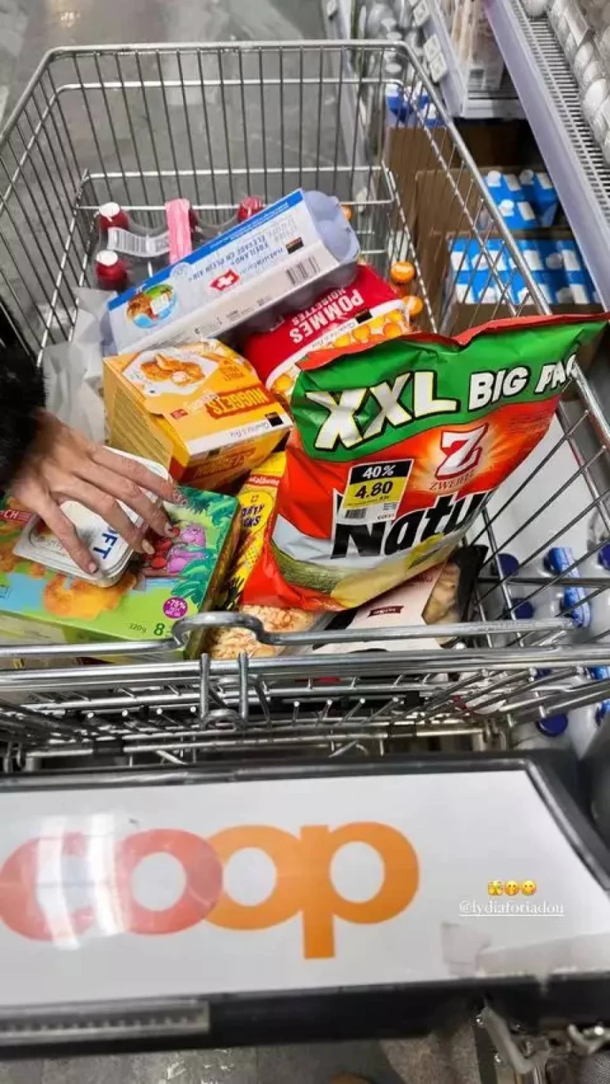 Ηλιάνα Παπαγεωργίου Ελβετία super market