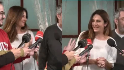 Μαρία Λεκάκη: Αμηχανία με τη συμπεριφορά της - Αποχώρησε απότομα μετά από ερώτηση δημοσιογράφου του Alpha