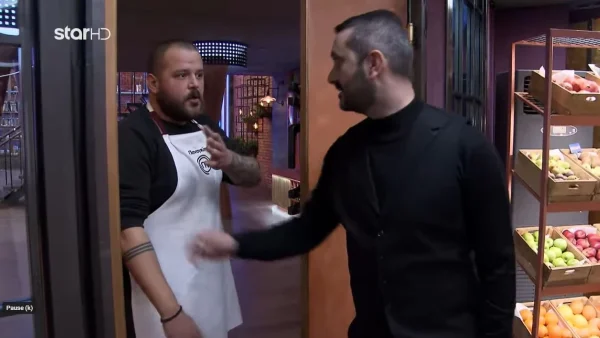 MasterChef 8: Έξαλλος ο Λεωνίδας Κουτσόπουλος με την γκάφα του Παναγιώτη (13/2)