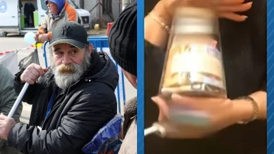 Κωνσταντίνος Πολυχρονόπουλος: Η στιγμή που παίρνει χρήματα από βάζο με δωρεές για τον Άλλο Άνθρωπο επικαλούμενος έξωση (Βίντεο)
