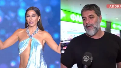 Βασίλης Μπισμπίκης: «Δεν είδα J2US!» - Αποκάλυψη  για τη σχέση του με τη Βανδή σε ερώτηση για την ''καυτή'' εμφάνισή της