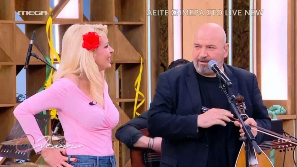 Νίκος Ζωϊδάκης: «Πώς να μη λέμε τυχερό, Ελένη, τον Ματέο;» - Η αντίδραση της Μενεγάκη στη μαντινάδα για την σχέση της με τον Παντζόπουλο