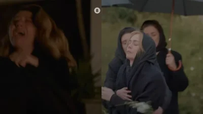 Έρωτας Φυγάς (15/3): Ουρλιαχτά στην κηδεία του Μάρκου - Τραγική φιγούρα η Αλεξάνδρα
