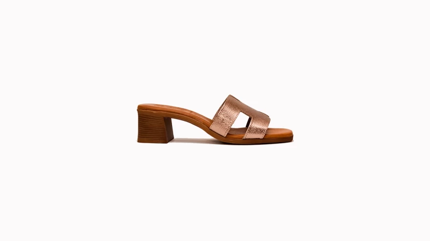 χρυσαφί σανδάλια  Oh! My Sandals