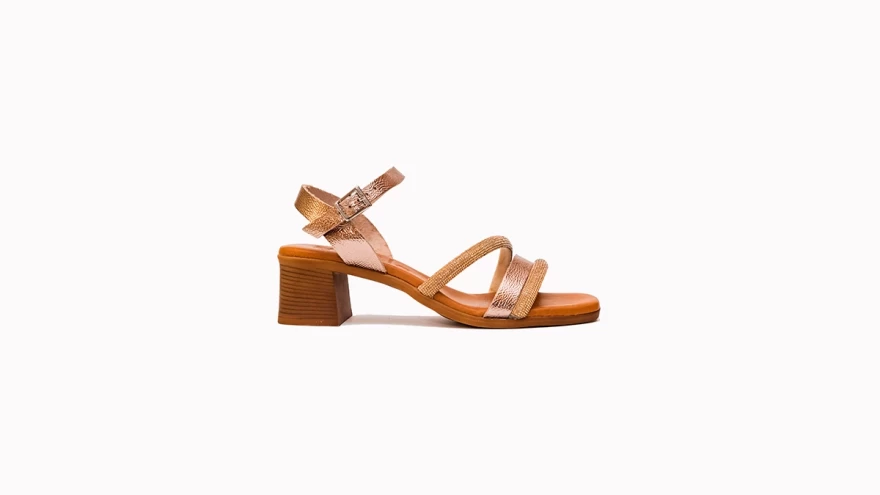 χρυσαφί πέδιλα  Oh! My Sandals